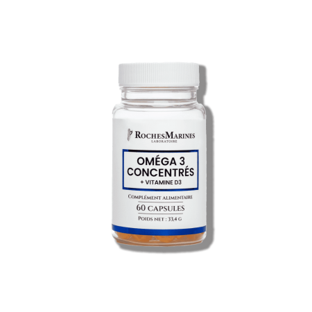 Complément alimentaire Oméga 3 Concentrés + Vitamine D3