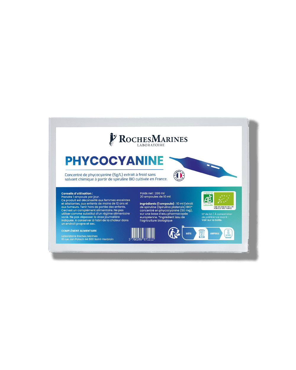 Complément alimentaire Phycocyanine