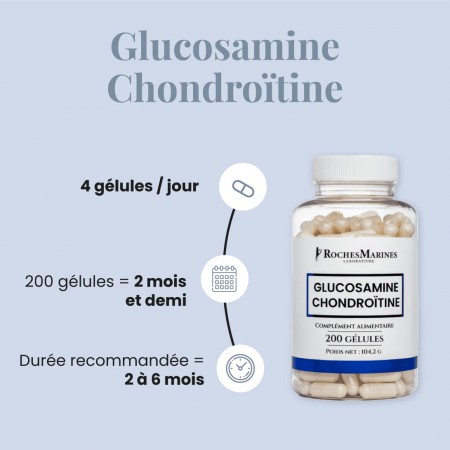 Complément alimentaire Glucosamine Chondroïtine